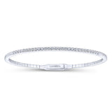 14 KT White Gold Bangle