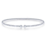 14 KT White Gold Bangle