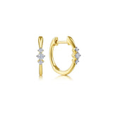 14 KT Huggie Earrings