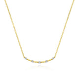 14 KT Bar Necklaces