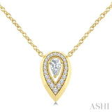 .33CTRD&PRDM PEAR SHAPE PD YG14K-G+CH*