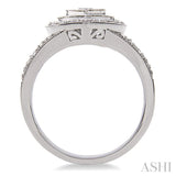 1/20 Ctw Heart Shape Single Cut Diamond Ring in Sterling Silver