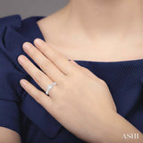 1/4 ctw Diamond Semi-mount Engagement Ring in 14K White Gold