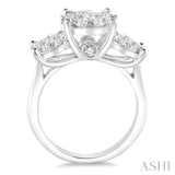 2.00 ctw Lovebright Round Cut Diamond Ring in 14K White Gold