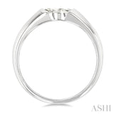 1/3 Ctw East-West Set Marquise Cut Diamond Solitaire Fashion Ring in 14K White Gold