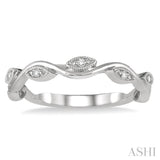 Stackable Light Weight Diamond Band