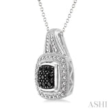 Silver Diamond Pendant