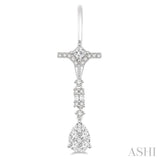 Lovebright Cross Diamond Fashion Earrings